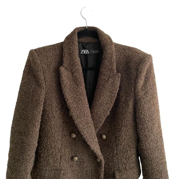 Zara Brown Trench Coat - Picture 6 of 16